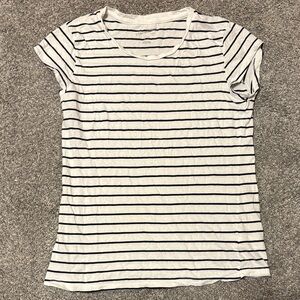 Universal Thread Black and White Striped Tee